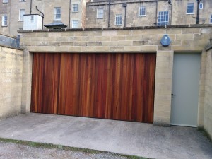 wood effect garage door